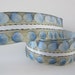 Seashell Ribbon Nautical Ribbon Blue Sea Ocean wired 1 1/2" inch wide Wreath Ribbon Party Decor Gift Basket Gift Wrap Home Decor lr027