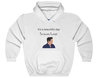 grey's anatomy sweatshirt it's a beautiful day to save lives