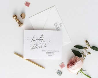 wedding invitation envelope designs