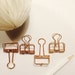 Skeleton Binder Clips Rose Gold Copper | Vintage Style | available in 2 sizes