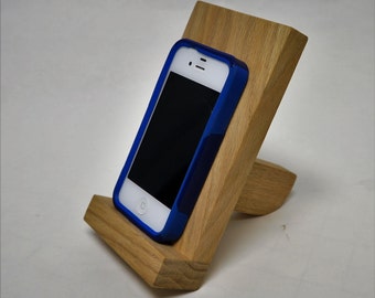 Wood phone stand | Etsy