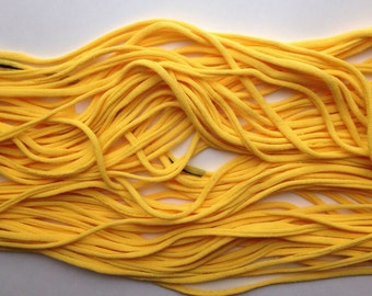 Yellow T-shirt Yarn from Upcycled cotton T-shirt,