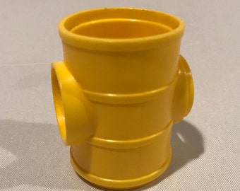 Fisher Price Little People #937 Sesame Street Clubhouse YELLOW BARREL