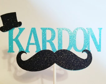 Mustache Bash,Mushache Cake topper,Smash Cake topper