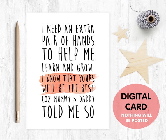 PRINTABLE will you be my godmother card, godmother card, printable godmother card, godmother poem, godparents, i need an extra pair of hands