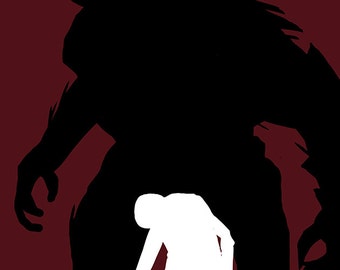 HALLOWEEN SALE!! Dr Jekyll and Mr Hyde stylish pop art print / poster