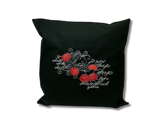 Dark Fairytale Cushion Sleeping Beauty