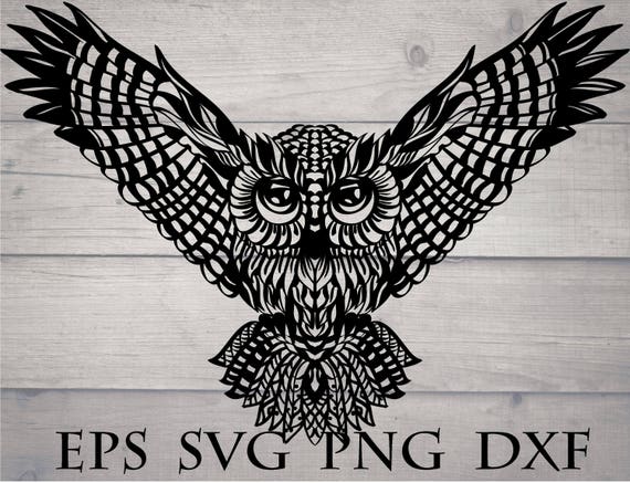 Download Zentangle owl svg / owl for cricut, owl cricut design, owl ...