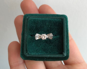 Diamond Bow Ring
