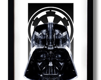 Star Black Empire Art Print by RUBIANT