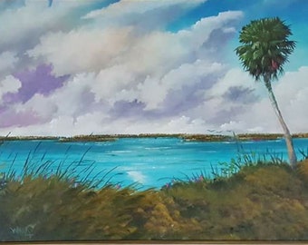 Tropical painting | Etsy