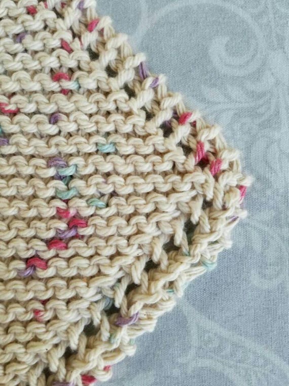 Chamomile Cotton Dishcloth