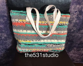 Tote bag Southwestern crochet