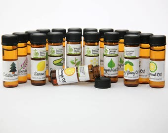 Essential Oil 100% ORGANIC 5ML Peppermint, Frankincense, Lemon, Sweet Orange, Tea Tree, and many more 5ML
