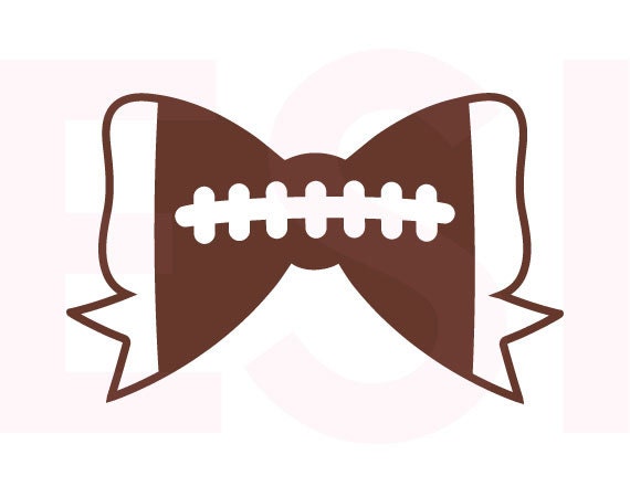 Download Football Bow SVG DXF EPS svg cutting files for use in