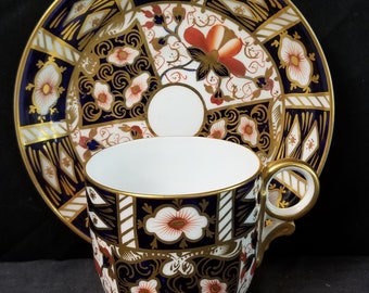 Royal Crown Derby 2451 Traditional Imari Tea Cup and Saucer (multiple available)