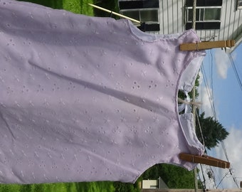 Lavender Eyelet Baby Dress