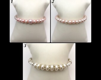 Bracelet "Beads" memory of shaped glass beads