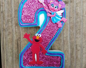 Elmo Birthday candle, Sesame Street Birthday Candle