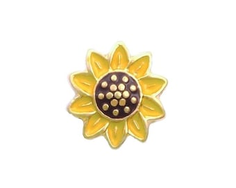 Sunflower Floating Charm