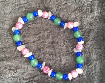 Aventurine and Rose Quartz Bracelet
