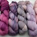 What the Fade?! Fade Kit - Plush Fingering 100% superwash merino yarn - pink and purple