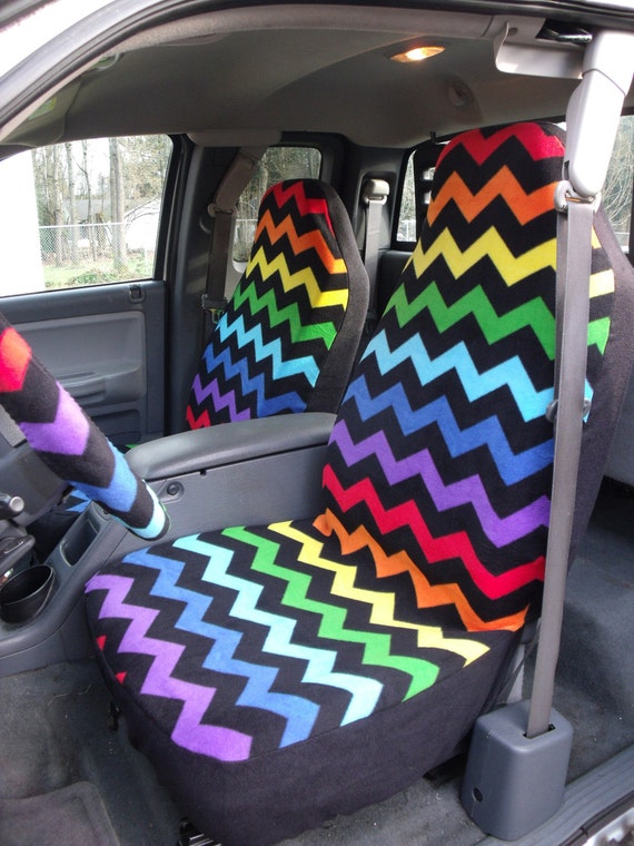 1 Set Of Muilt Color Chevron Sest Covers And Piece Pf