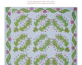 Ferns and Berries Quilt Pattern