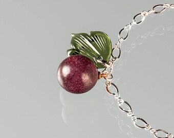 Miscarriage Gift 9 weeks Glass Red Grape Bracelet Mother's Day gift jewelry keepsake memorial remembrance baby loss infant loss