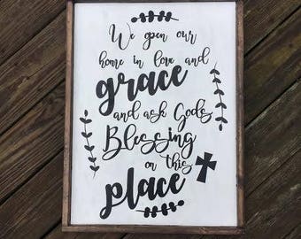 Blessings Home Sign