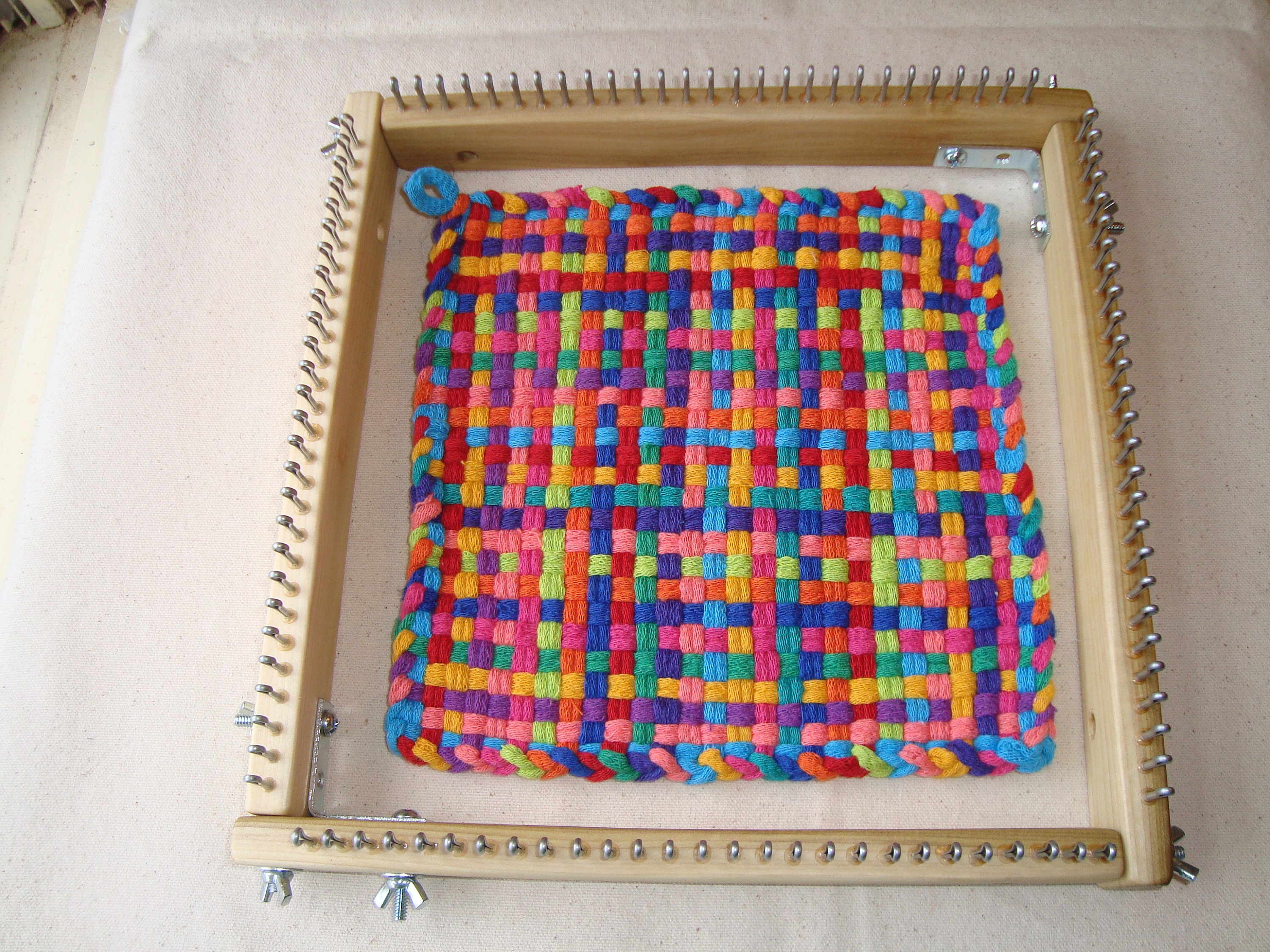 10 Jumbo Size Potholder Weaving Loom loops Wood