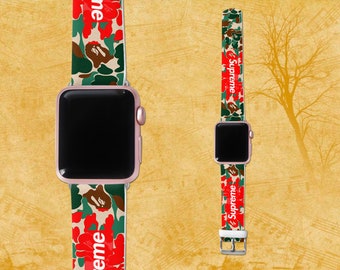 Lv apple watch band | Etsy