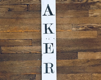 Reclaimed Wood Hand- Painted Farmhouse "Bakery" Sign