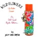Julie Ann Smith Designs WILDFLOWERS Flat Odd Count Peyote Lip Balm Cover Pattern