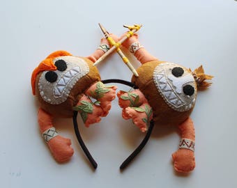 Moana Kakamora Mouse Ears Headband