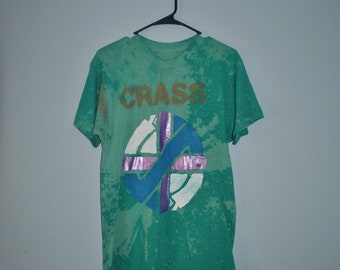 CRASS Bleached T-shirt - S/M