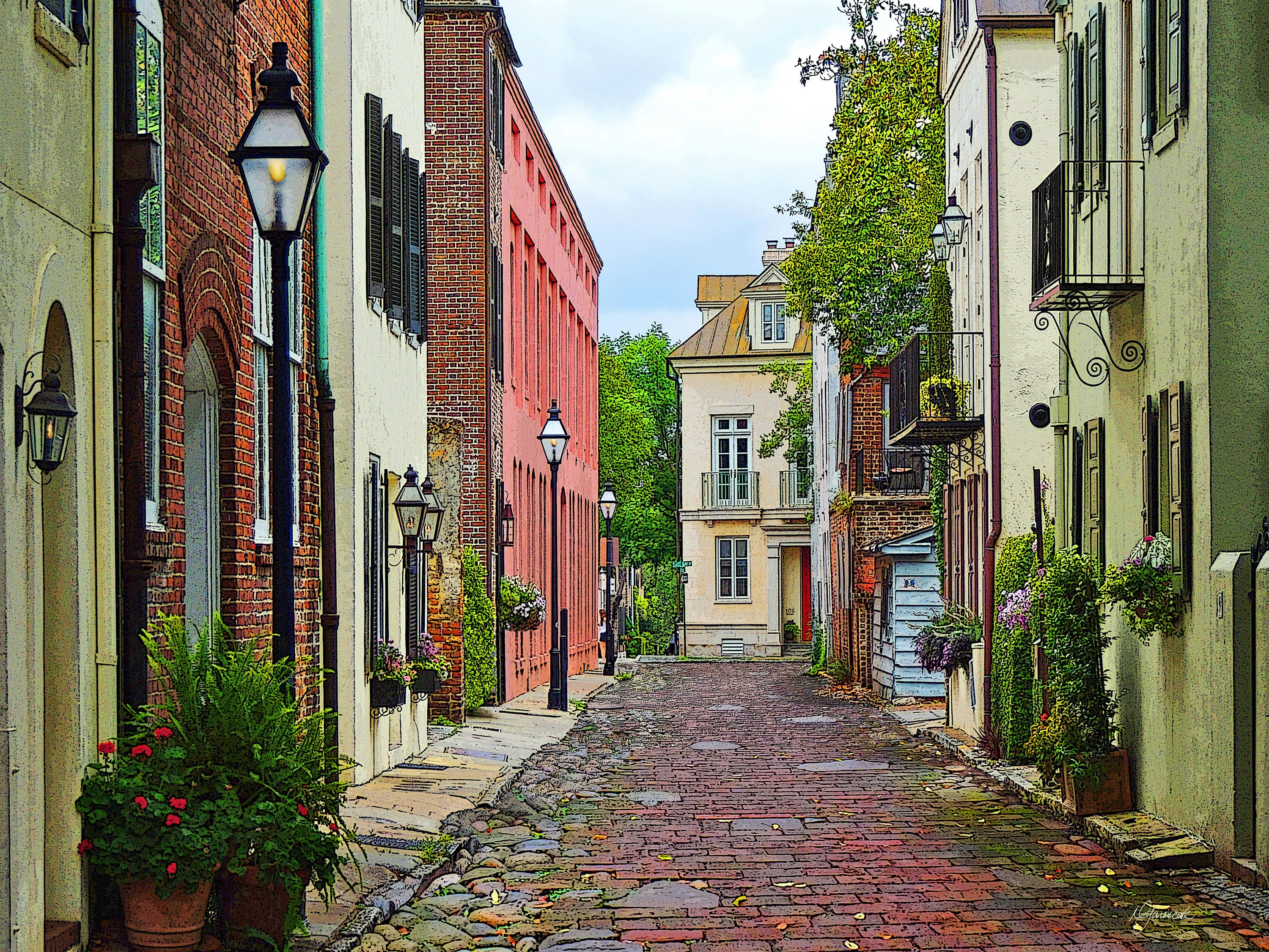 Charleston SC Charleston Print Charleston Art French