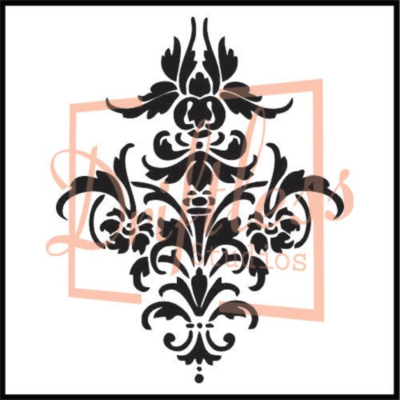 Elegant Pattern Stencil 2 Wall Pattern Stencil Sign Stencil