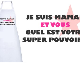 KITCHEN APRON ADULT "I'M MOM."