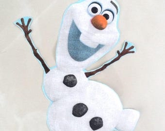 applique fabric Olaf "snow Queen" 46 x 25 cm
