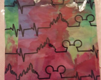 Mickey Beats wide Infinity Scarf.