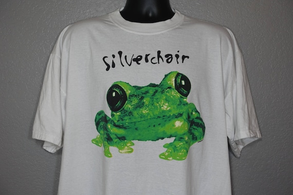 1995 RARE Silverchair - Frogstomp '95 Frog Double-Sided Concert Vintage T-Shirt