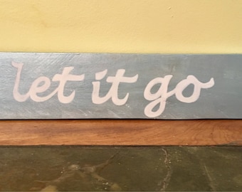 Handpainted reclaimed wood sign