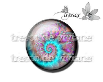 PA438 manual glasses Retro, snails, Swirl, spiral cabochons