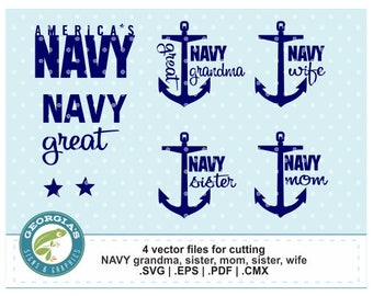 Download Navy wife svg | Etsy