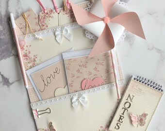 Handmade Junk Journal, Pocket Surprise, Loaded Envelope, Stationery Gift Set, Snail Mail, Happy Mail