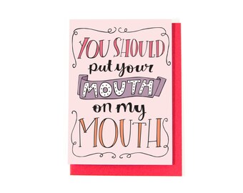 I Love You Card - Funny Love Card - Long Distance Relationship - Miss You Card - Anniversary Card - Just Because Card