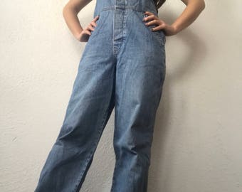 Denim Overalls Denim Jumpsuit Vintage Overalls Boho Jumpsuit Hippie Jumpsuit Vintage 80s Overall Boho Hippie Jeans