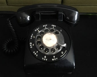 Vintage Western Electric Rotary Desk Phone