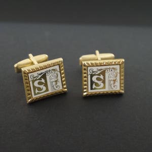 Valentine's gift Birthday Gift|For|Him Mens cuff links Vintage cufflinks for men Personalized cuff links Anniversary Gift|For|Men